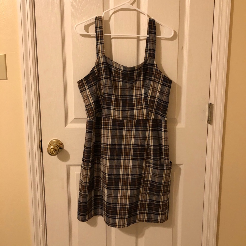 American eagle plaid dress